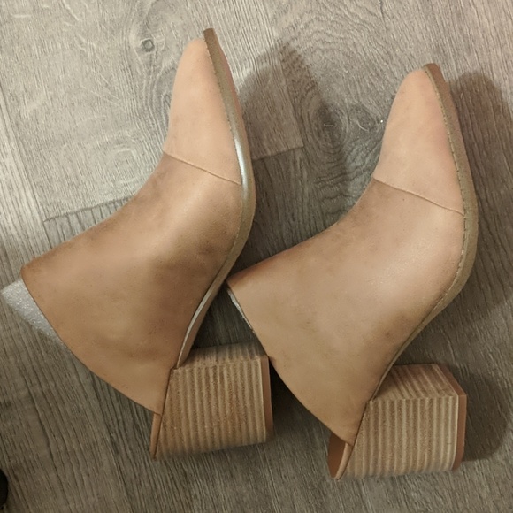 Shoes | Toni Mule Heeled Bootie | Poshmark